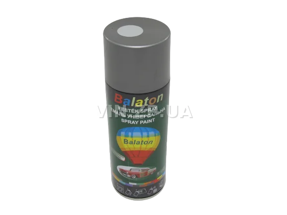 Краска эмаль алкидная серебристая универсальная RAL 9006 BALATON аэрозоль 400 мл