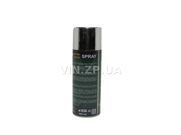 Краска эмаль алкидная серебристый хром универсальная BALATON Bright Chrom, аэрозоль 400 мл 3