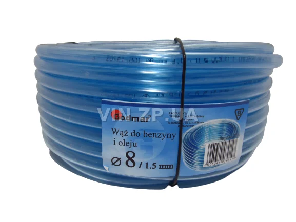 Шланг МБС 8 мм трубка Godmar маслобензостойкий  для бензина для дизеля  топливный ПВХ