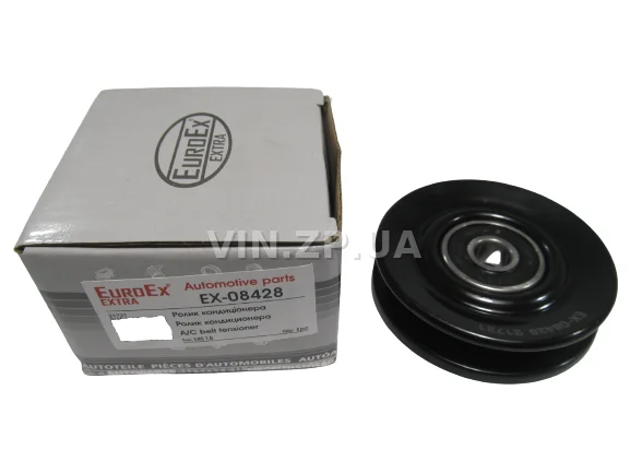 Ролик кондиционера EuroEx Ланос, Эсперо, Нексия, Сенс, под клиновой ремень, OEM 96208428