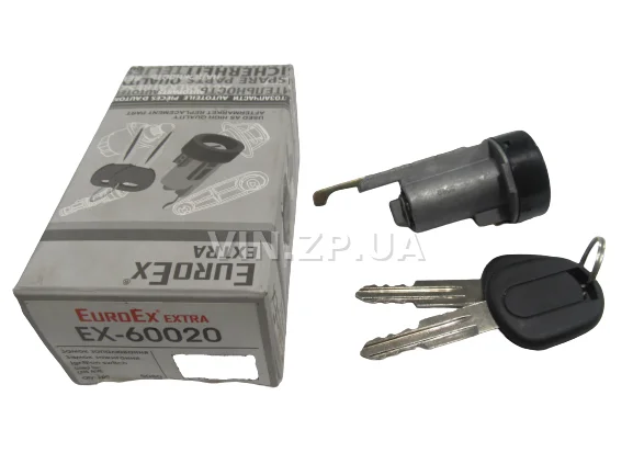 Замок зажигания Ланос, Сенс, с двумя ключами OEM 95710801 EuroEx