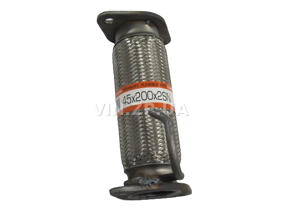 Гофра приемной трубы с фланцами Ланос 1.4, Сенс 1.4 EuroEx 2-х слойная OEM TF698P-1203100 5