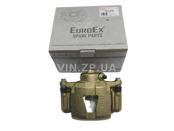 Суппорт тормозной EuroEx Ланос, Сенс 13", левый передний тормозной цилиндр в cборе, OEM 96273700