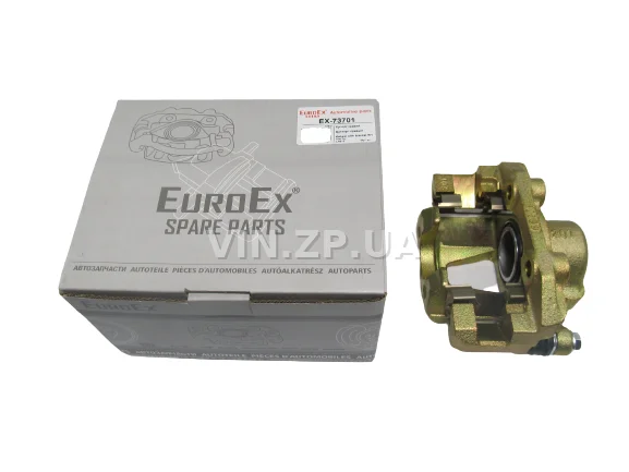 Суппорт тормозной EuroEx Ланос, Сенс 13", правый передний тормозной цилиндр в cборе, OEM 96273701