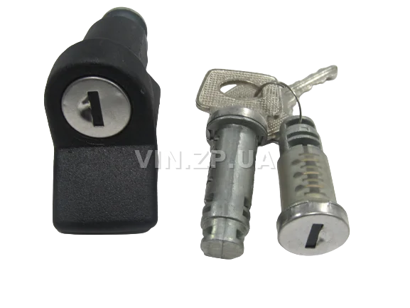 Замок багажника ВАЗ 2115, с личинками, замок 1шт + личинка 2шт + ключ 2шт VORTEX 3