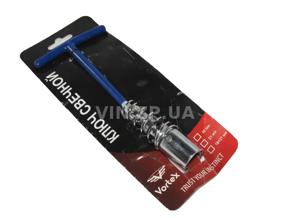 Ключ свечной 16 х 21 мм VORTEX с карданным механизмом 4