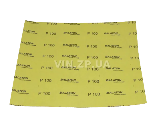 Бумага наждачная водостойкая P100 1шт BALATON зерно 100, 230 х 280 мм 3