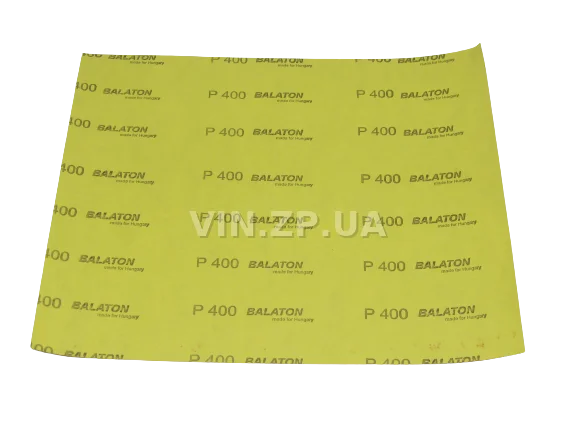 Бумага наждачная водостойкая P400 1шт BALATON зерно 400, 230 х 280 мм 3