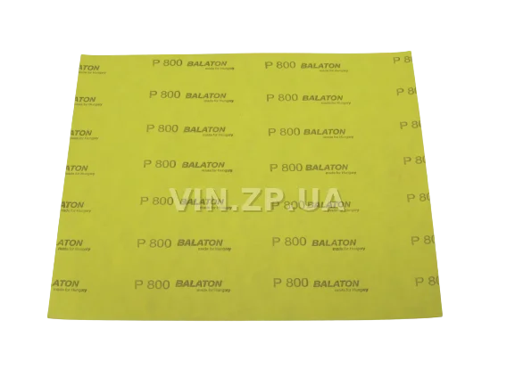 Бумага наждачная водостойкая P800 1шт BALATON зерно 800, 230 х 280 мм 3