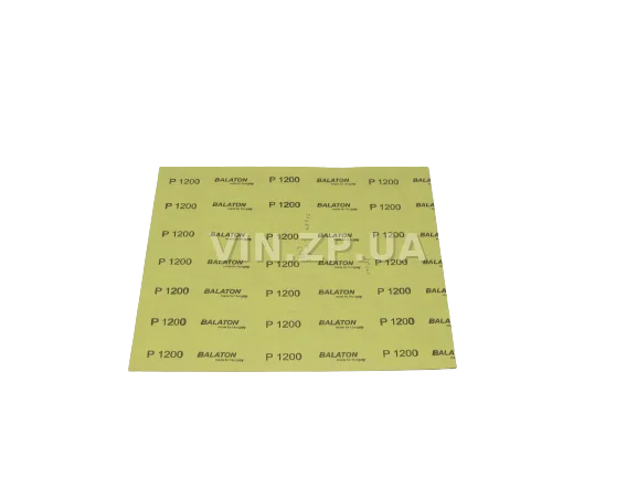 Бумага наждачная водостойкая P1200 1шт BALATON зерно 1200, 230 х 280 мм 3