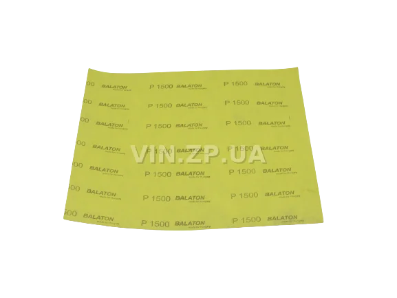 Бумага наждачная водостойкая P1500 1шт BALATON зерно 1500, 230 х 280 мм 3