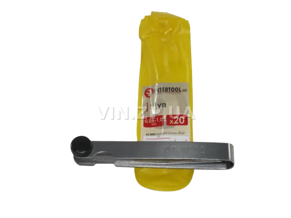 Щуп регулировки клапанов 0,05-1,0 мм INTERTOOL 20 шт 3