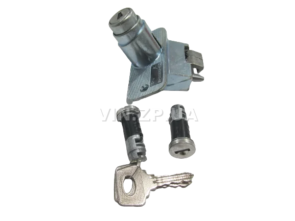 Замок багажника ВАЗ 2108, 2109, 2113, 2114, с личинками, замок 1шт + личинка 2шт + ключ 2шт VORTEX 3