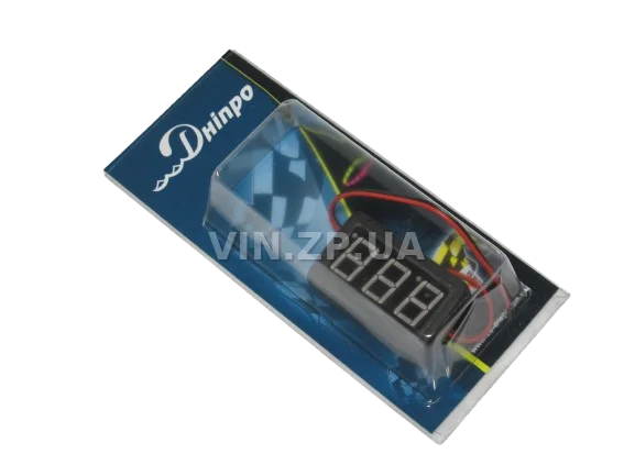 Вольтметр На Липучке 0.56" 12-24V Красная Подсветка EuroSport DVM-56AS-R 2