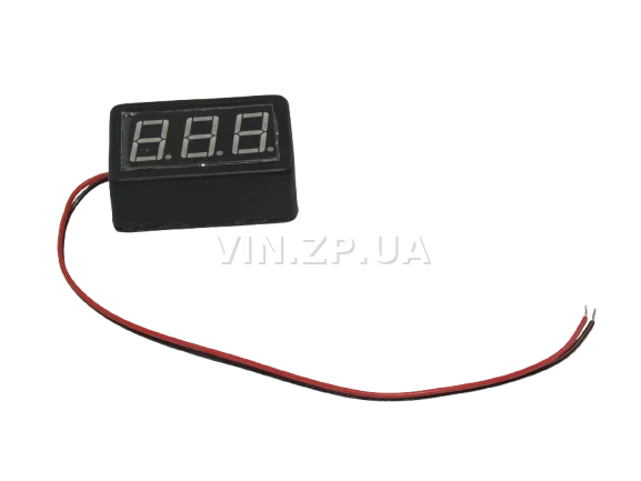 Вольтметр На Липучке 0.56" 12-24V Красная Подсветка EuroSport DVM-56AS-R 3