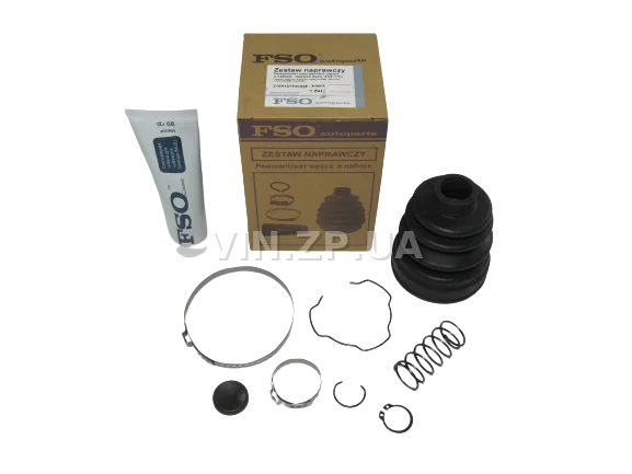 Пыльник ШРУС Таврия 1102, 1103, 1105, внутренний старого образца под 3-х шип, ремкомплект со смазкой и хомутами FSO 2