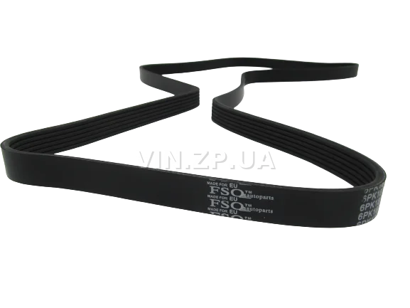 Ремень генератора FSO Авео 1.4-1.5-1.6, Лачетти 1.6 SE 1.8 CDX, 6PK1870, OEM 96183108 3