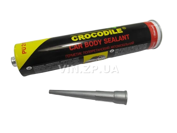 Герметик для швов 310мл CROCODILE полиуретановый серый, под пистолет