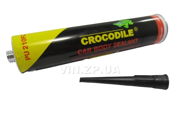 Герметик для швов 310мл CROCODILE полиуретановый чёрный, под пистолет