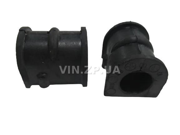 Втулка стабилизатора Ланос, Сенс VORTEX переднего, нов. образца с буртом, к-кт 2шт, резина, 96444926 2