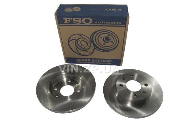 Диск тормозной FSO ВАЗ 2108-21099, 2110-2112, 2113-2115, 13" передний, к-кт 2шт