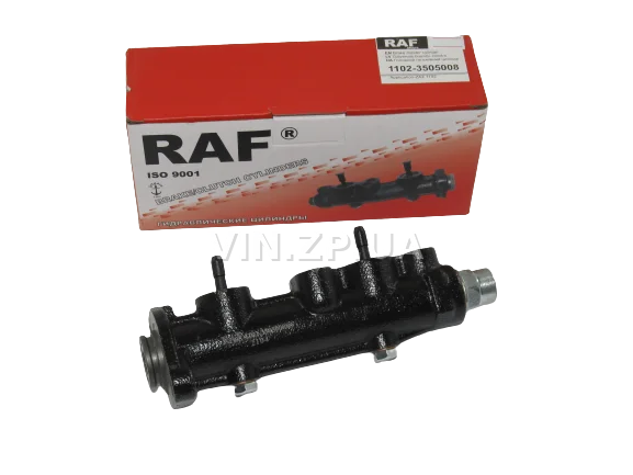 Цилиндр тормозной главный RAF ЗАЗ 1102 Таврия, 1103 Славута, 1105 Дана, без вакуумного усилителя тормозов