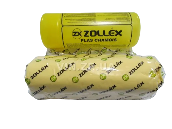 Салфетка автомобильная замшевая влагопоглощающая, 43х32 см, в футляре ZOLLEX