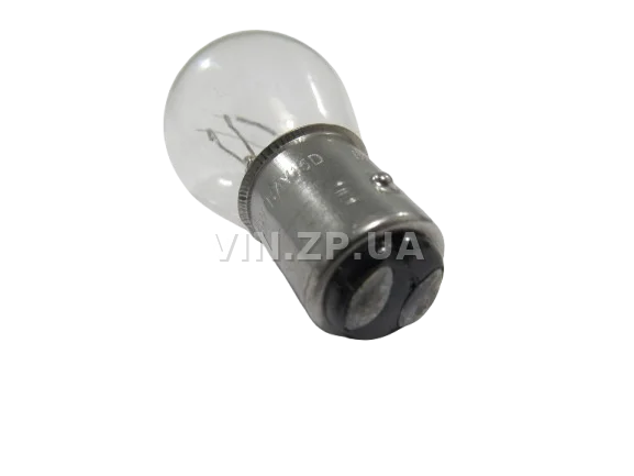 Лампа 12V P21/5W, цоколь BAY15d BALATON стопы габариты, 2 контактная белая, 21/5 Вт 2