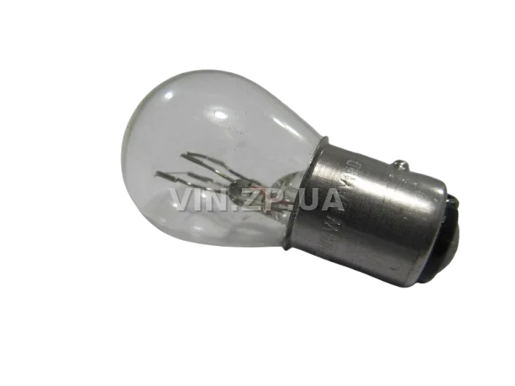 Лампа 12V P21/5W, цоколь BAY15d BALATON стопы габариты, 2 контактная белая, 21/5 Вт