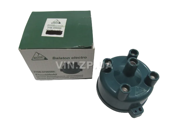 Крышка распределителя зажигания трамблера ВАЗ 2108, 2109, 21099, Таврия 1102, 1103,1105, (40.3706) BALATON