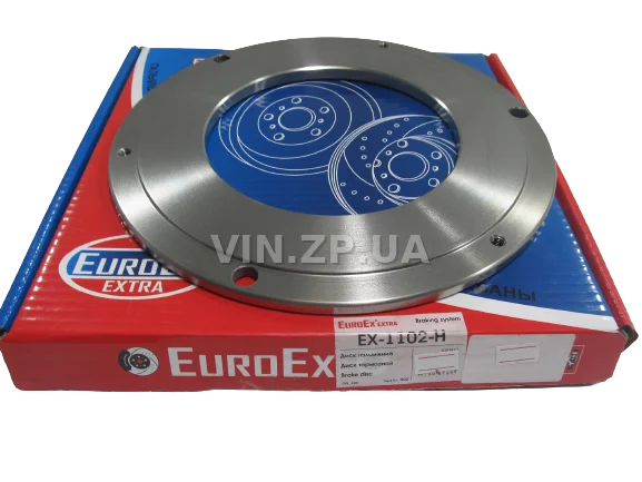 Диск тормозной EuroEx передний Таврия, Славута, 1102, 1103, нового образца