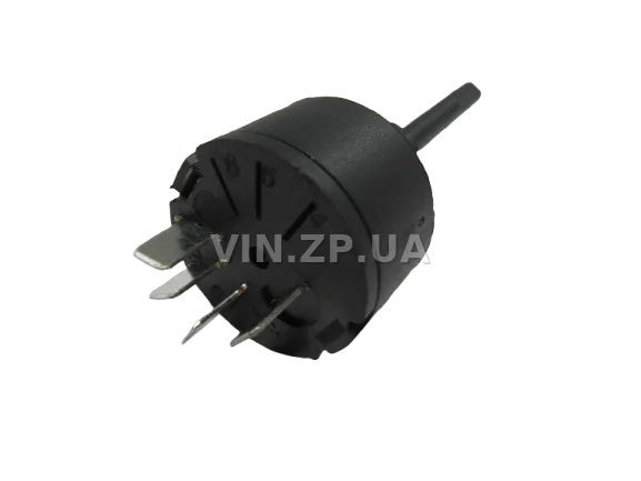 Выключатель оборотов печки ВАЗ 2108, 2109, 21099, Таврия 1102, 1103 VORTEX 3 полож, 4 конт, 63.3709 2