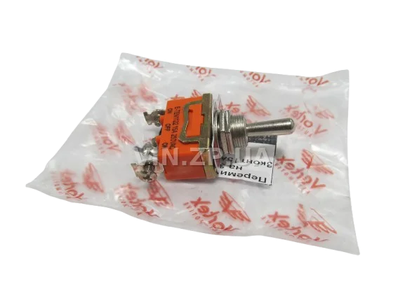 Выключатель тумблер универсальный VORTEX 12-В, 3 положения, 3 контакта, клемми под винты 3