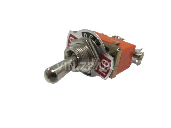 Выключатель тумблер универсальный VORTEX 12-В, 3 положения, 3 контакта, клемми под винты