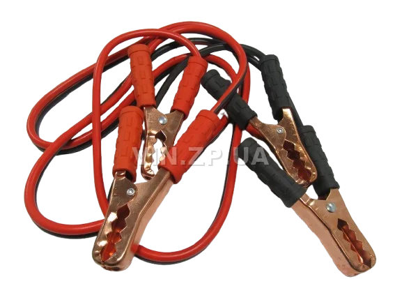 Стартовые провода прикуривания 300A VORTEX 2.2м, комплект 2 шт, в пакете 2