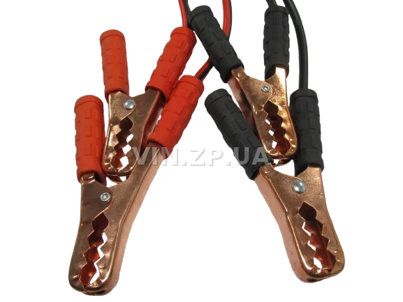 Стартовые провода прикуривания 300A VORTEX 2.2м, комплект 2 шт, в пакете 3