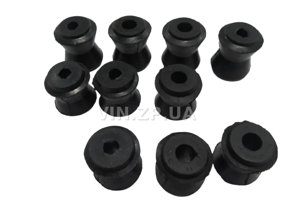 Втулки реактивных тяг штанг ВАЗ 2101, 2102, 2103, 2104, 2105, 2106, 2107 AWEL комплект 10шт, резина 2