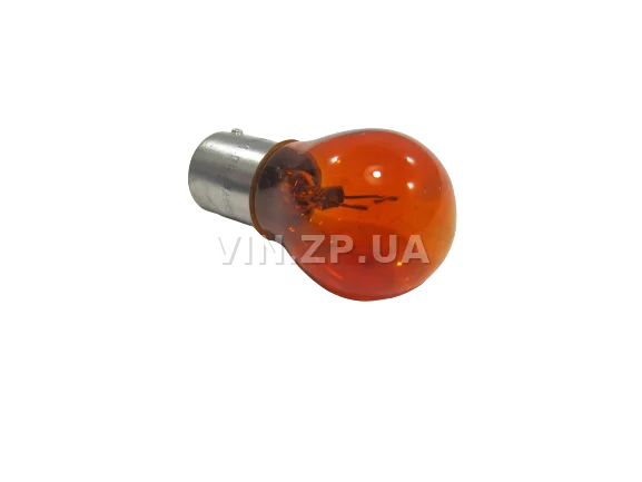 Лампа 12V PY21W, цоколь BA15S BALATON повороты, 1 контактная оранжевая, 21 Вт