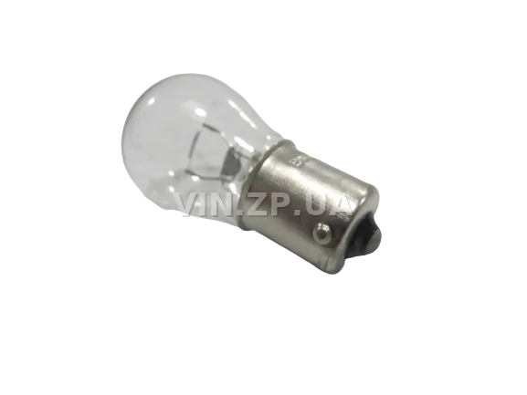 Лампа 12V PY21W, цоколь BAU15S BALATON повороты, 1 контактная белая, 21 Вт, патрон со смещением 2