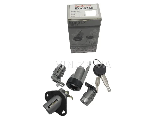 Замок зажигания Ланос, Сенс, с личинками  дверей и багажника, к-кт с ключами ОЕМ 96213542 EuroEx