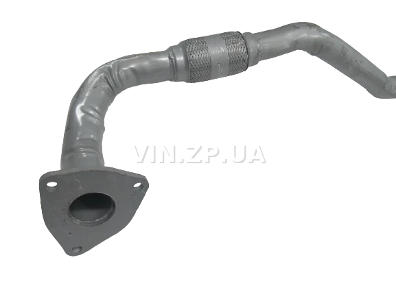 Труба приемная Ланос 1.5, Сенс 1.5, седан, хетчбэк ТЕКС с гофрой OEM 96352212 2