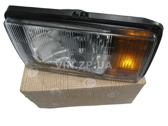 Фара ВАЗ 2104, 2105, 2107 ESER левая, желтый поворот, рисунок ''освар'' 4