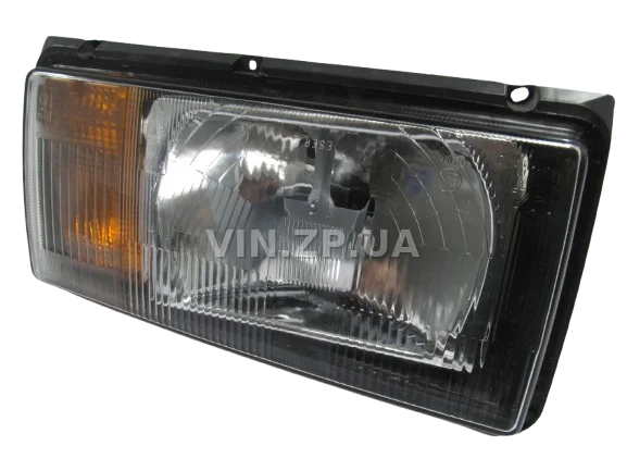 Фара ВАЗ 2104, 2105, 2107 ESER левая, желтый поворот, рисунок ''освар''