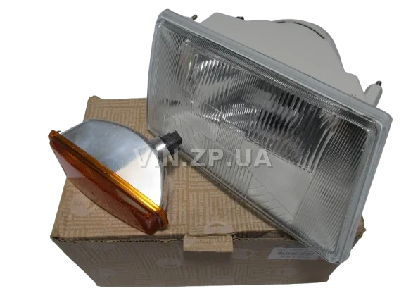 Фара ВАЗ 2108, 2109, 21099 ESER правая, жёлтый поворот, рисунок ''освар' 6