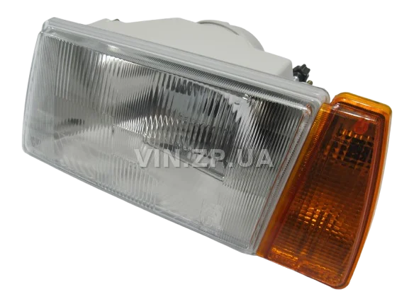 Фара ВАЗ 2108, 2109, 21099 ESER левая, жёлтый поворот, рисунок ''освар''