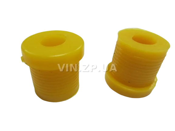 Втулки рессоры Москвич 412, 2140 AWEL комплект 12шт, полиуретан жолтые 2