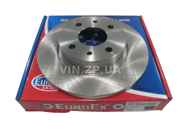 Диск тормозной EuroEx ВАЗ 2108-21099, 2110-2112, 2113-2115, 13" передний