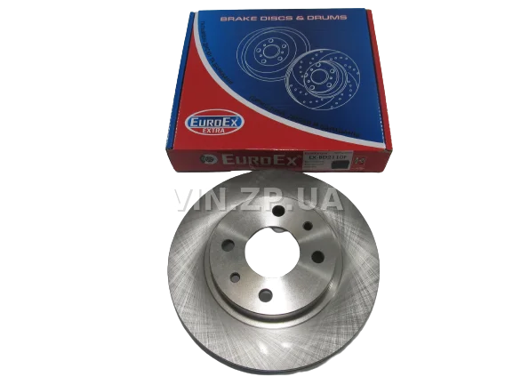 Диск тормозной EuroEx ВАЗ 2110-2112, 1117-1119, 13" передний, вент.