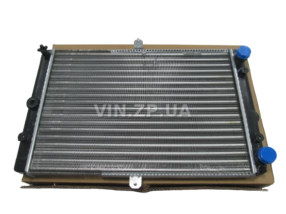 Радиатор охлаждения EuroEx ВАЗ 2108, 2109, 21099, 2113, 2114, 2115, алюминиевый, универсальный инжектор + карбюратор