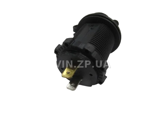 Гнездо адаптер зарядки универсальное VVS под 2 USB на 1А и  2А, 5V, врезное, с заглушкой 2